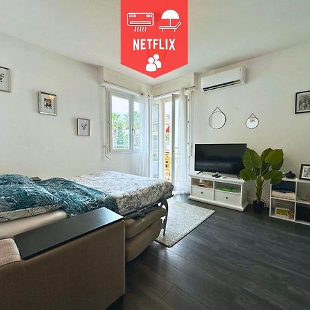 Cosy Palm Beach, Studio Pres De La Mer Et De La Croisette Cannes Eksteriør billede
